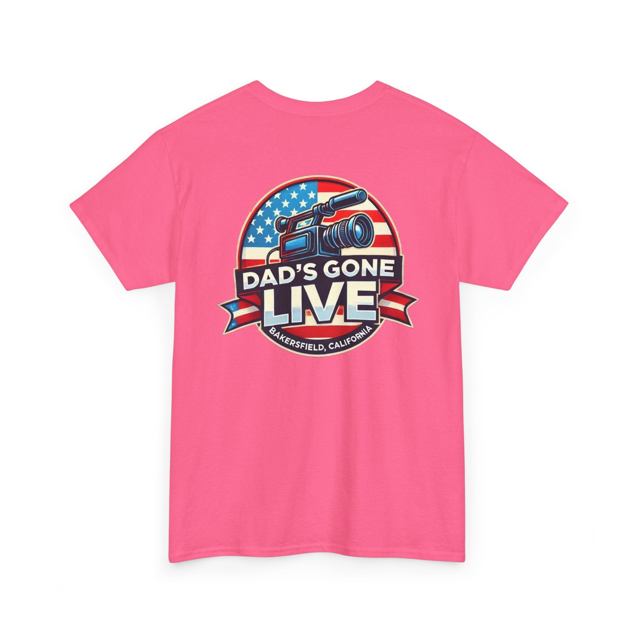 Safety Pink Dads Gone Live Flag "T"
