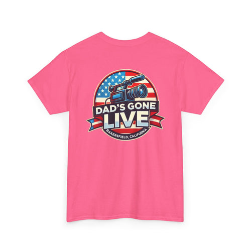 Safety Pink Dads Gone Live Flag "T"